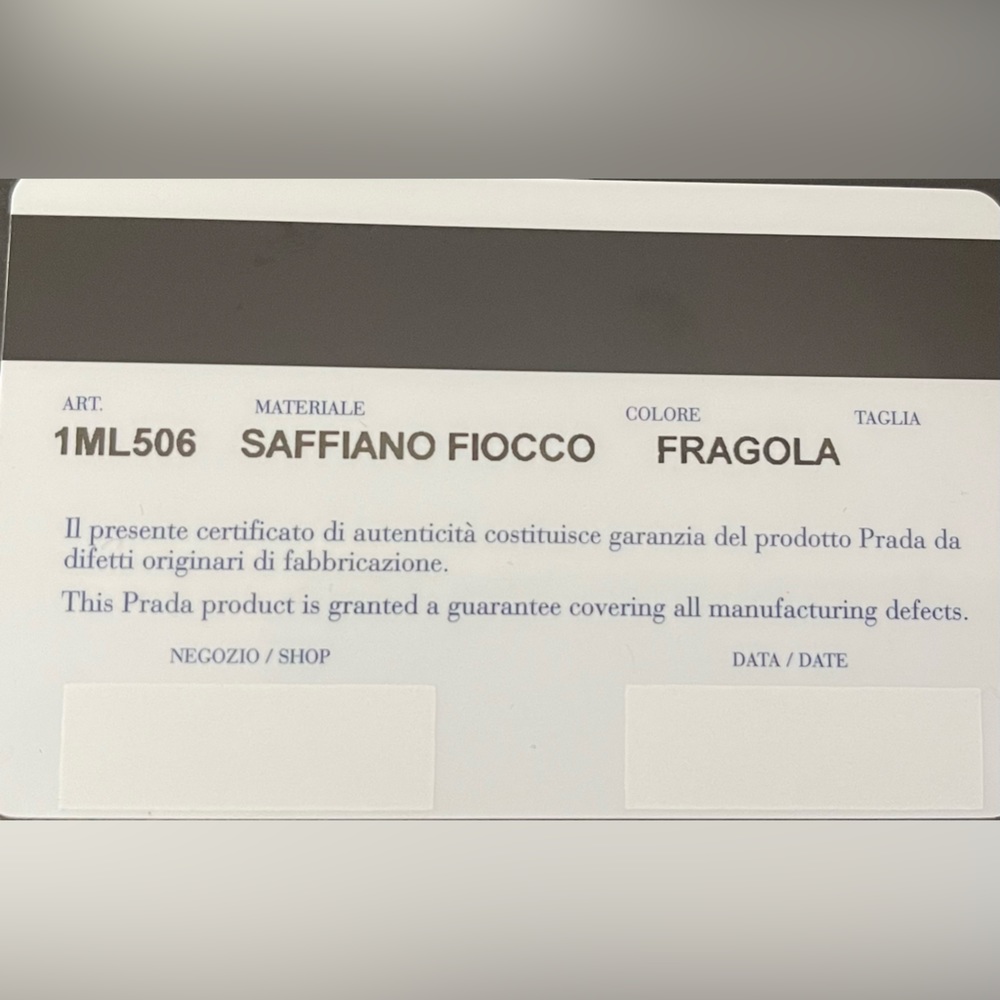 COA🍓PRADA🍓Strawberry🍓Saffiano Leather Bow Continental Wallet - Picture 7 of 8